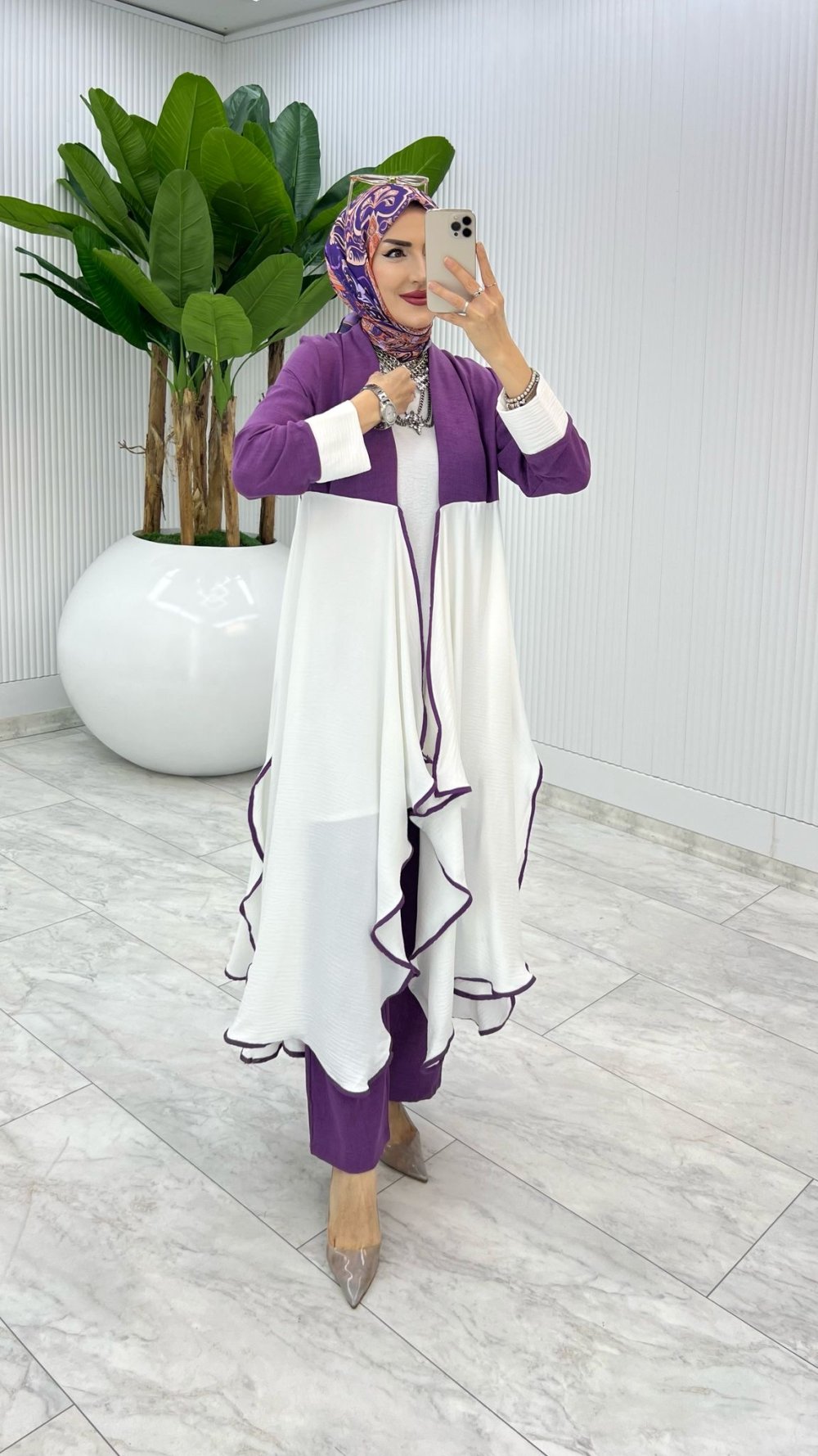 Mürdüm Premium Angel Takım Tesettür Giyim — Mürdüm